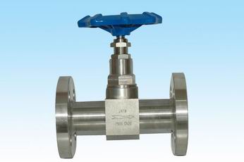 Flanged needle valve