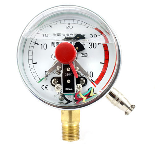 Electric contact pressure gauge